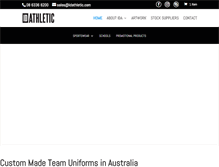 Tablet Screenshot of idathletic.com